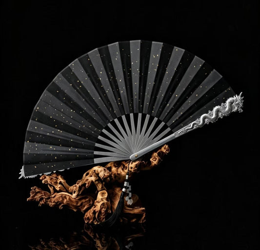 Mu Lan Shan Tang- Xuantie Dragon Fan(silvery)