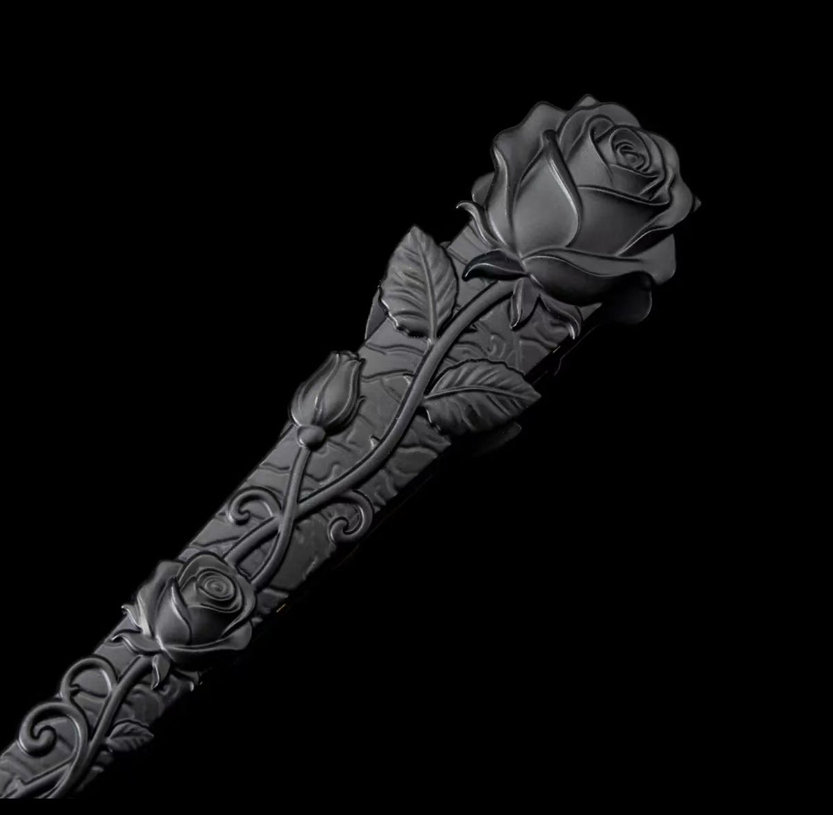 Black Rose Fan