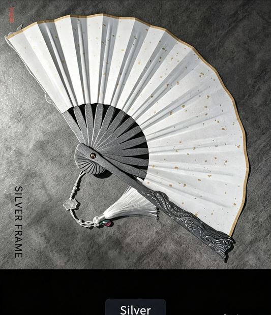 Silver Bone Fan