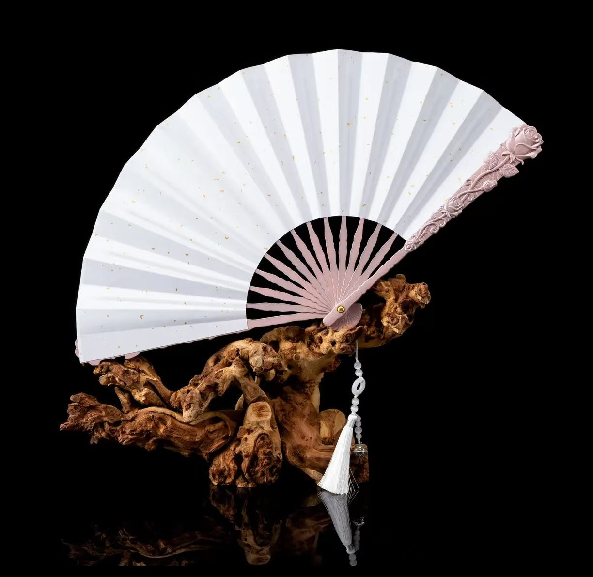 Ten Miles Peach Blossom Fan