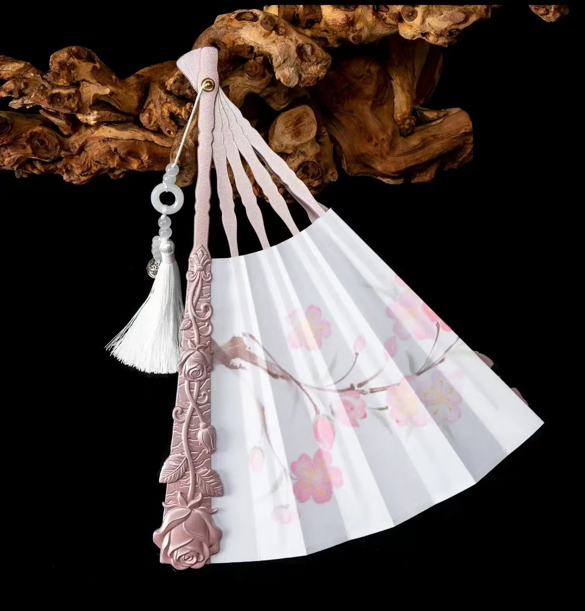 Ten Miles Peach Blossom Fan