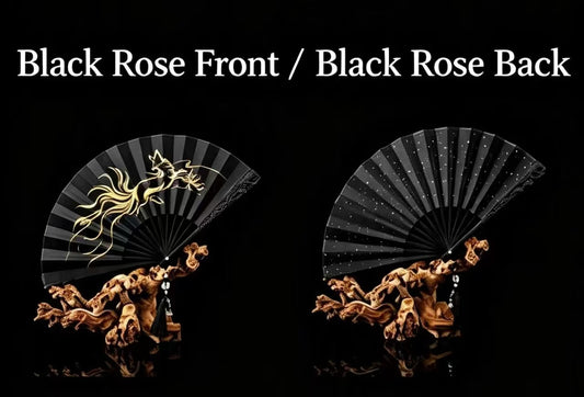 Black Rose Fan