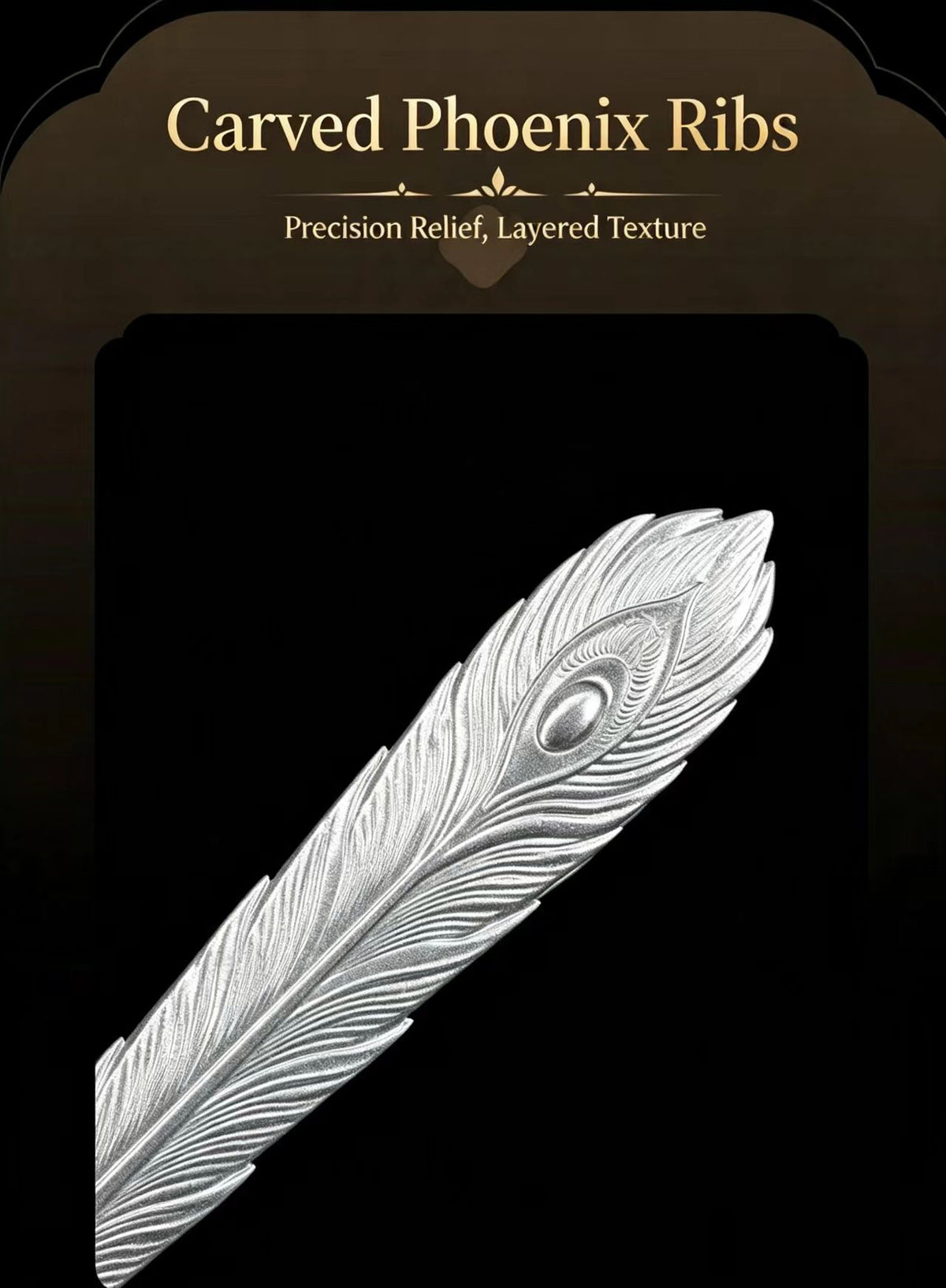 Mu Lan Shan Tang- Xuantie Phoenix Feather Fan