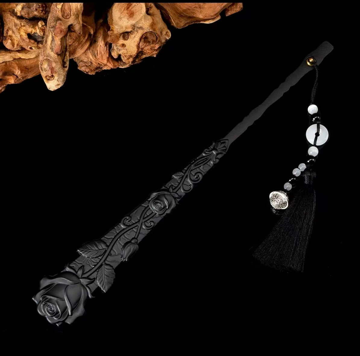 Black Rose Fan