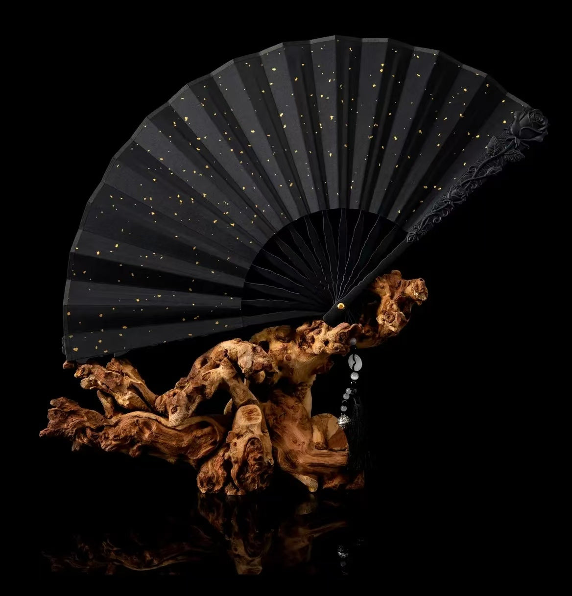 Black Rose Fan
