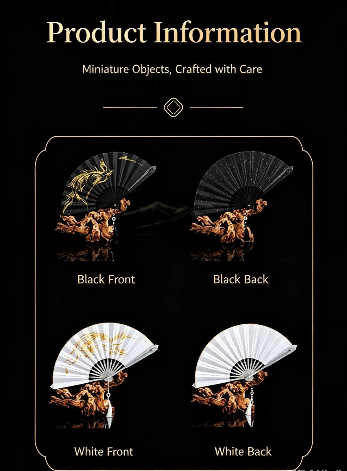 Mu Lan Shan Tang- Xuantie Phoenix Feather Fan