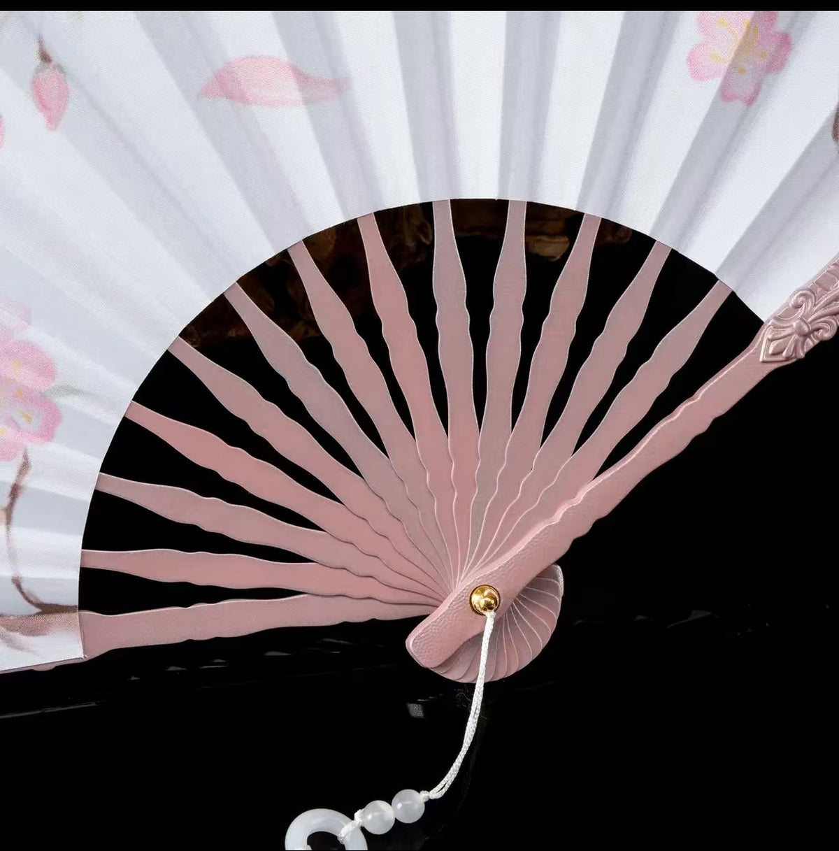 Ten Miles Peach Blossom Fan